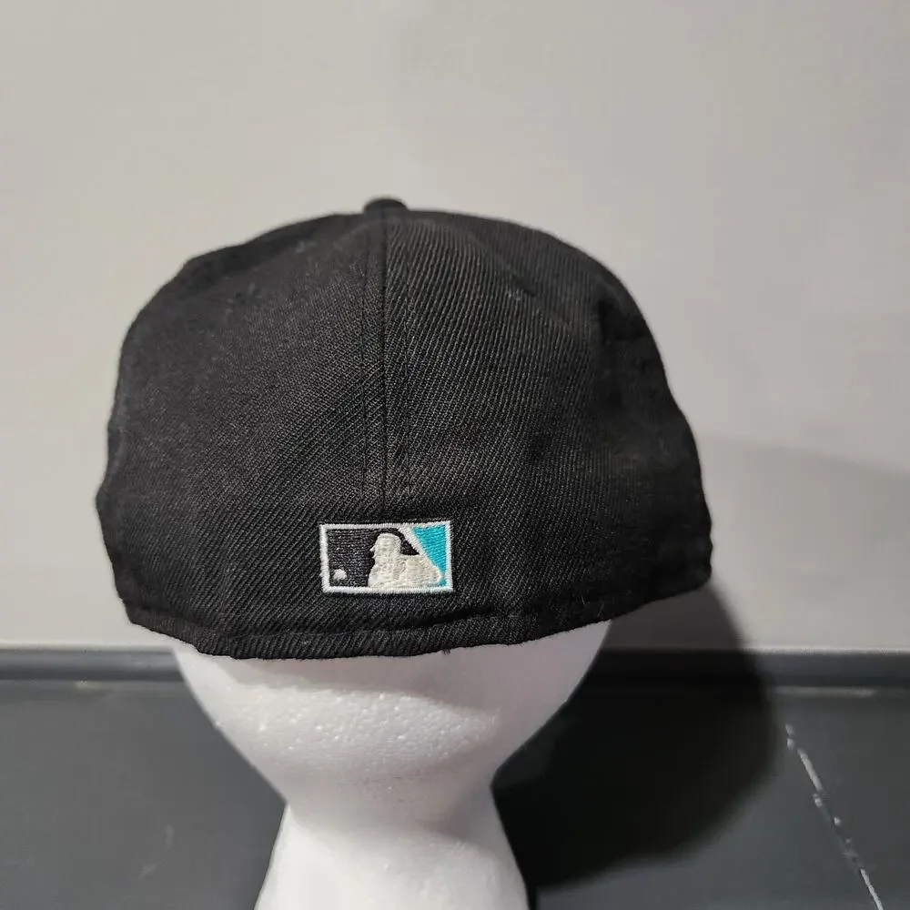 VTG Florida Marlins New Era 59Fifty Mens 7 World Series 2003 Cooperstown Hat Cap